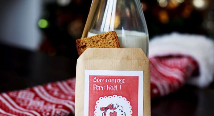 La collation du Père Noël (free printable)
