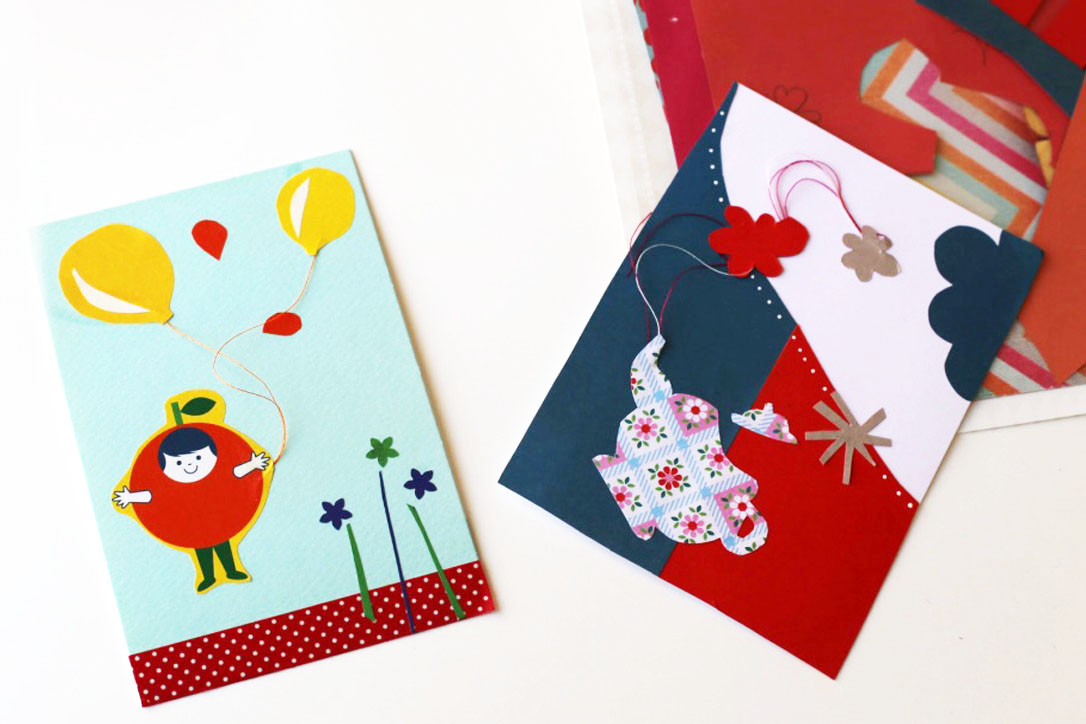 Sur le fil : entre collage et cartes postales (SHYT)