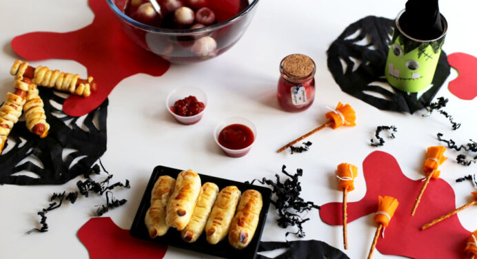 Une table de sorcière pour Halloween