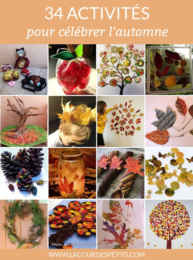 attrape soleil d automne en feuilles src Ma récolte du moment : 10 bricolages d’automne à faire avec les enfants