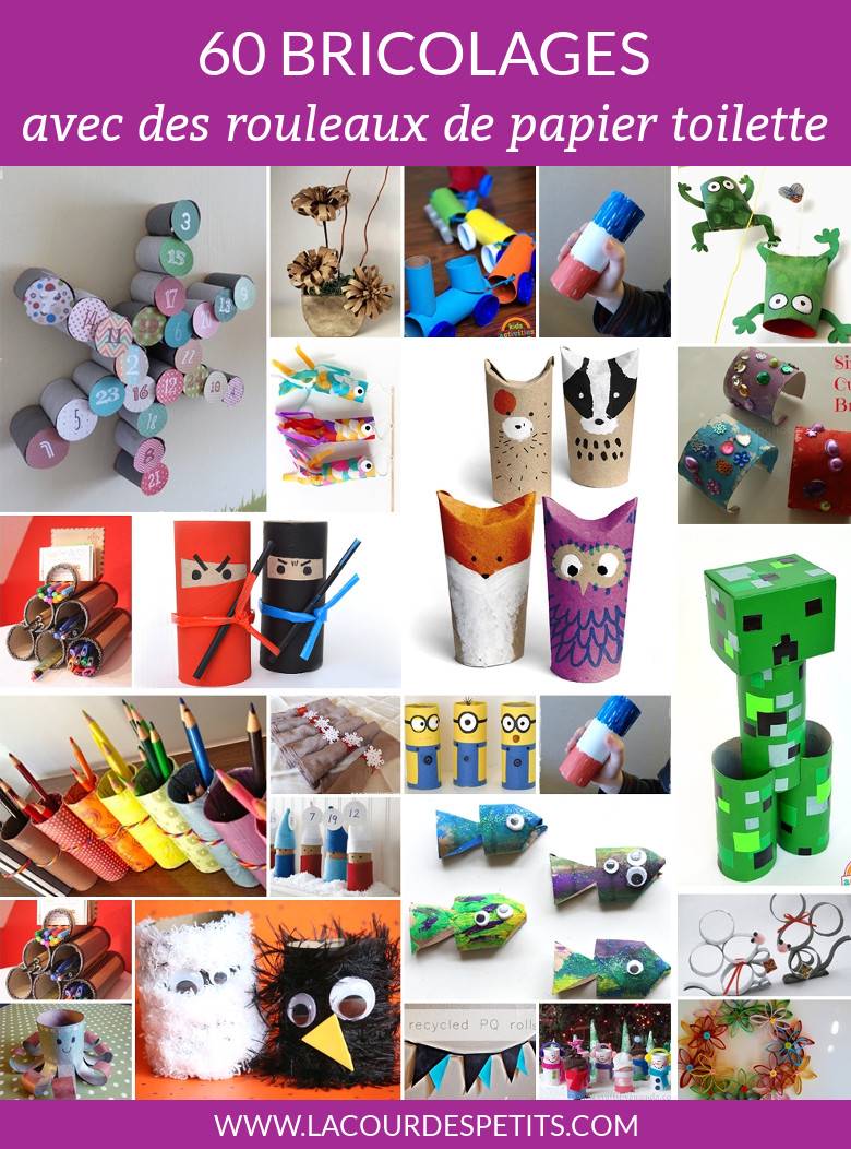 des animaux en rouleaux de papier toilette src Mon inventaire récup : 11 bricolages malins pour recycler avec les enfants