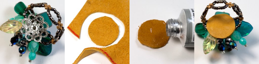 etapes de fabrication d une bague en perles et cuir 1 Ma sélection du moment : 10 pépites pour se mettre (enfin) au tissage de perles Miyuki
