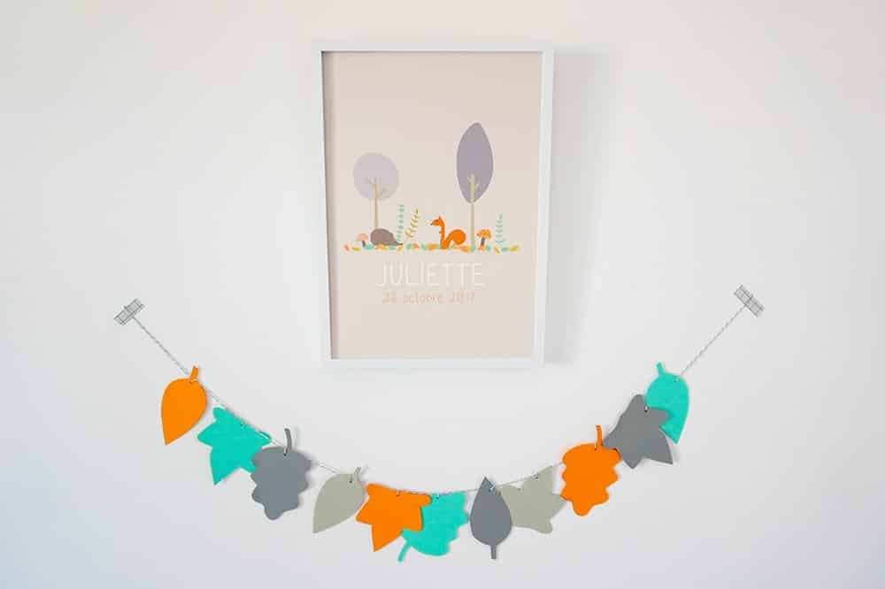 guirlande de feuilles en papier src Ma sélection dautomne : 10 idées DIY (et imprimables) pour habiller la maison