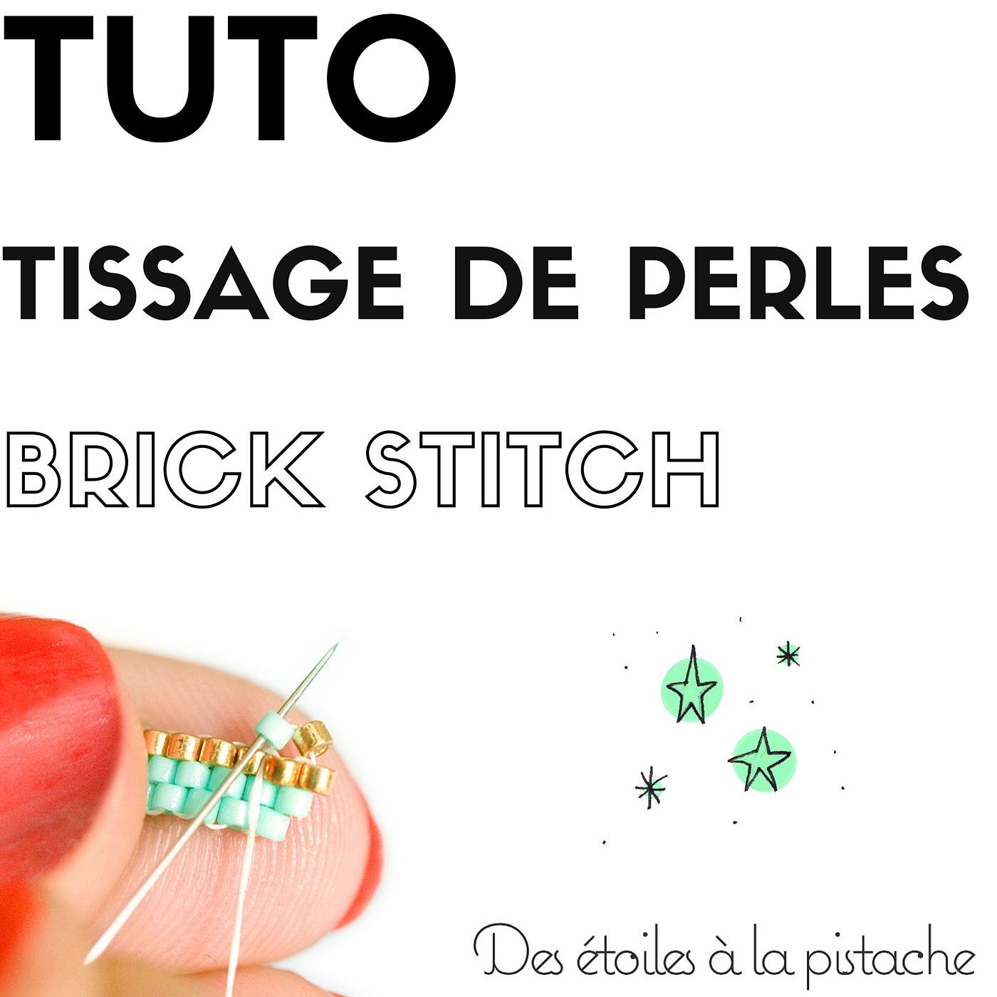 le brick stitch explique de facon tres pedagogique src Ma sélection du moment : 10 pépites pour se mettre (enfin) au tissage de perles Miyuki