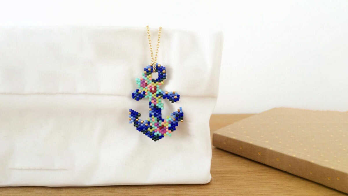 pendentif ancre a l abordage visuel Envie de changement : 11 techniques en perles Miyuki que jai envie dessayer