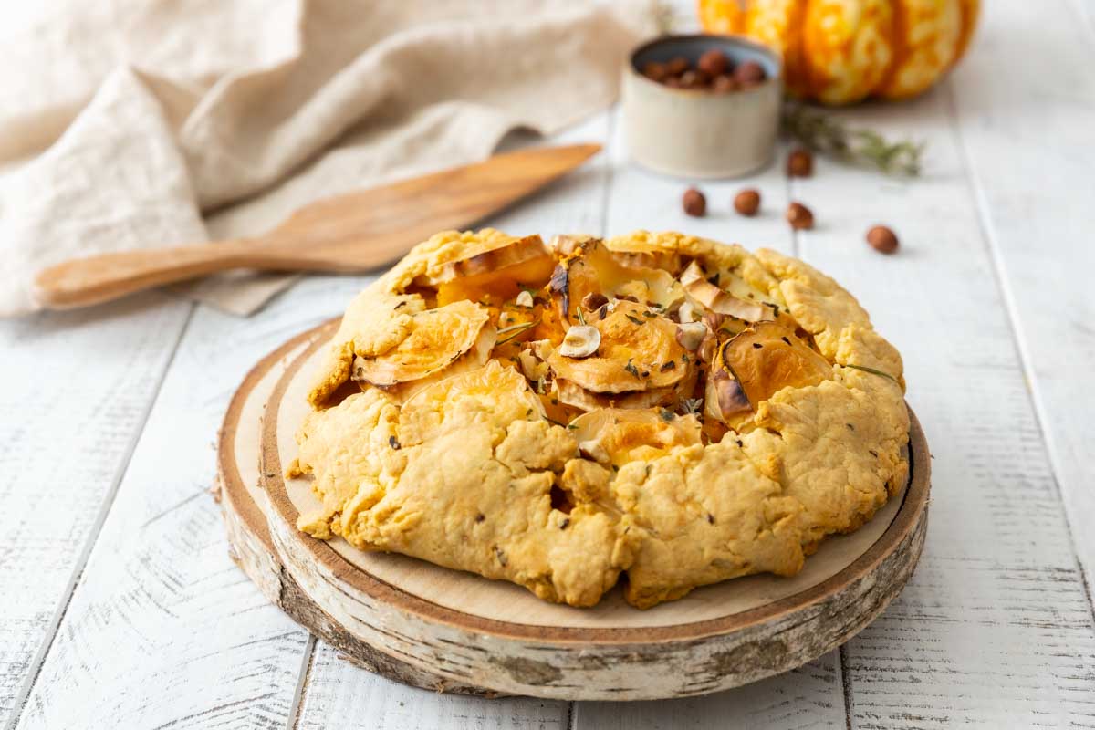 une tarte rustique a la courge et au chevre src Mon carnet gourmand du moment : 10 recettes à la courge et aux épices pour un automne tout doux