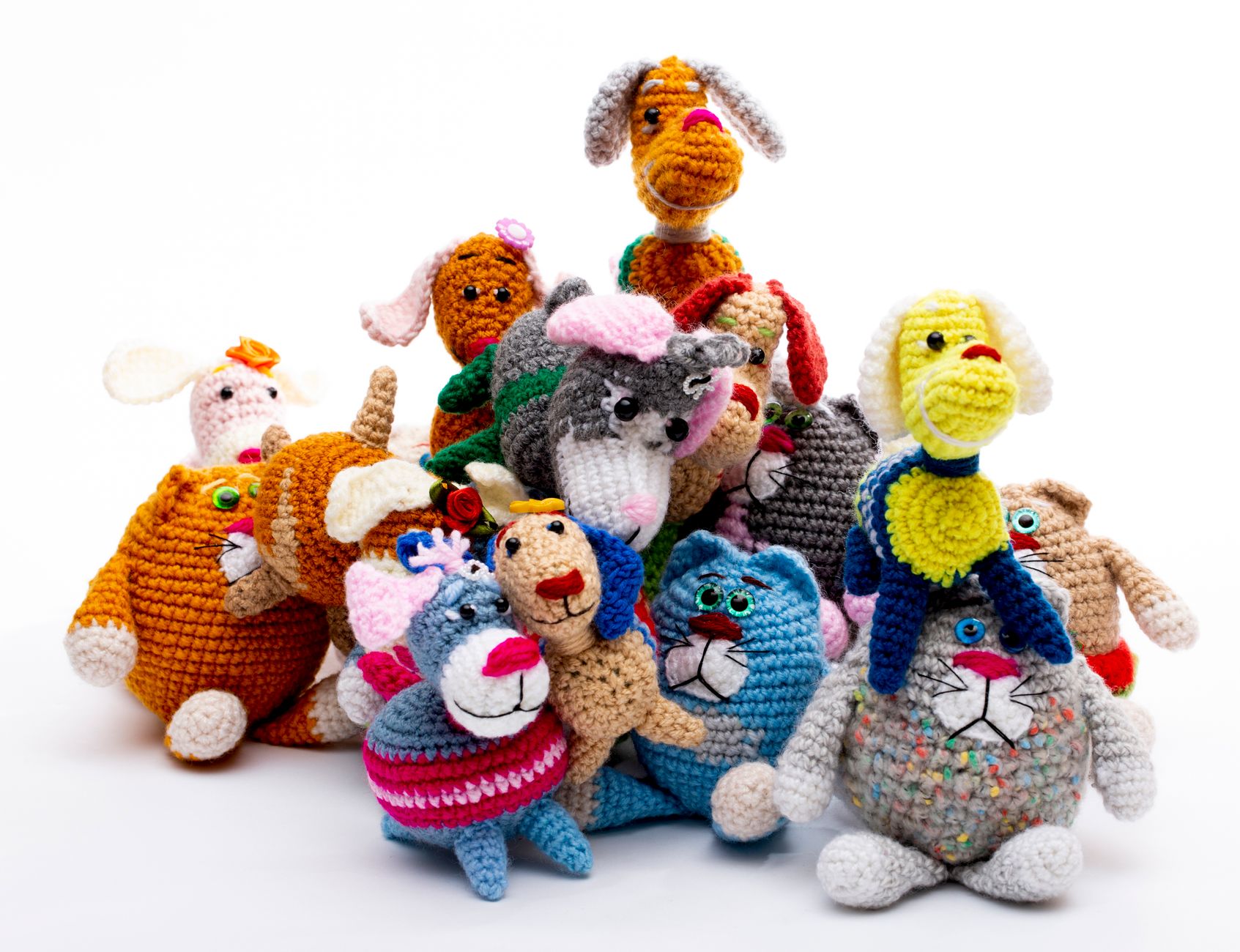 petits amis en crochet amigurumi colores Se mettre au tricot : mes 11 pistes pour ne pas se décourager