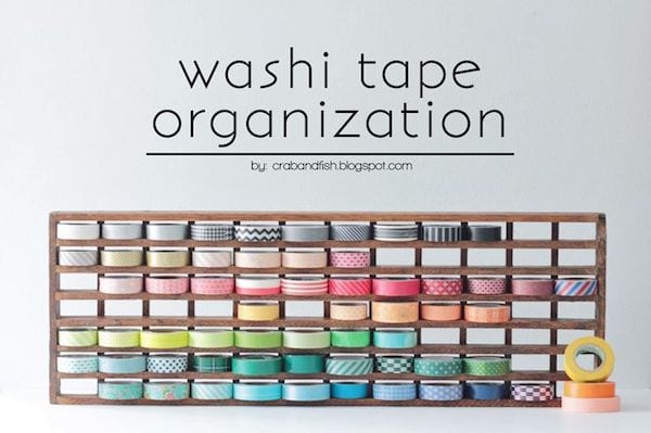 porte rouleaux washi tape src Ma sélection du moment : 10 solutions pour (enfin) ranger son atelier créatif