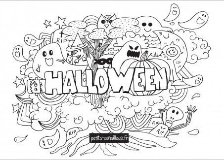 151030 coloriage halloween a telecharger e1446241239586 Happy scary coloriage !