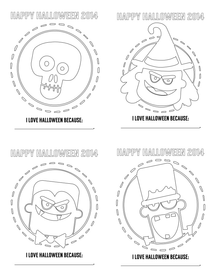 151030 free halloween coloring pages Happy scary coloriage !