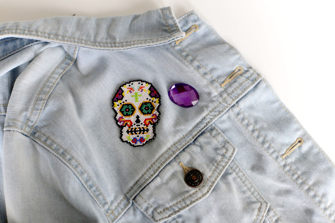 160428 mexican skull bead miyuki Un Mexican Skull Patch pour le Hellfest