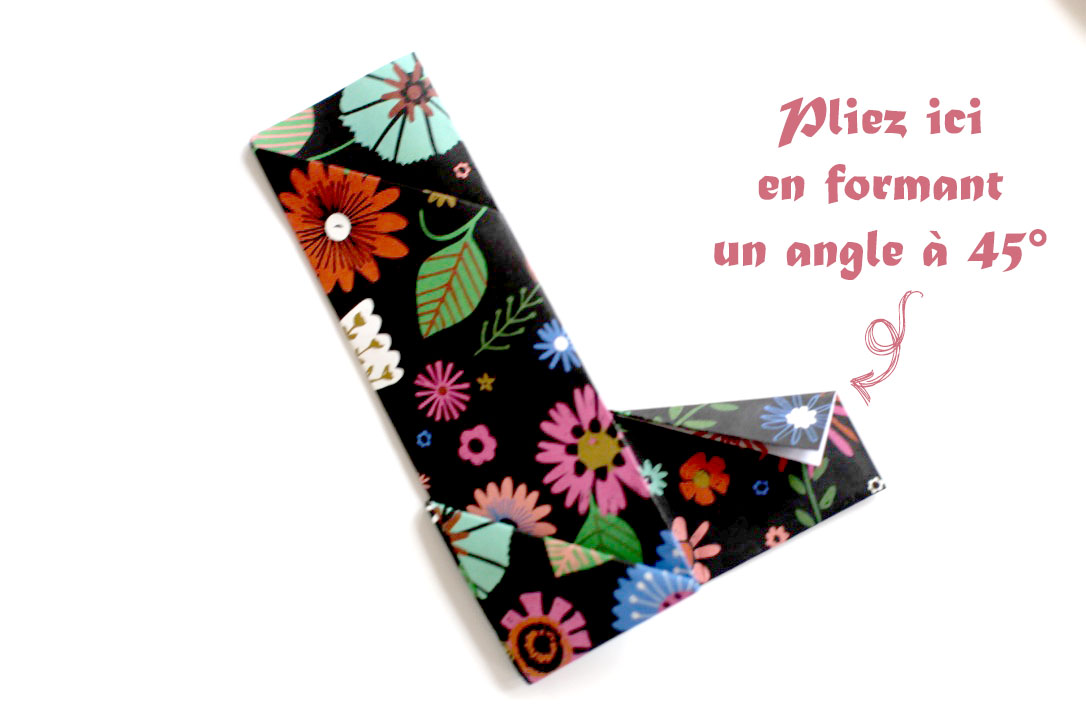160613 origami hashi bukuro Fabriquer son étui à baguettes avec Madame Mo (Origami)